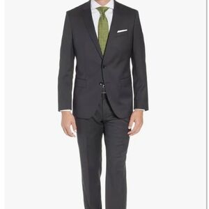 EDDIE domani elite grey wool blend suit size 42L